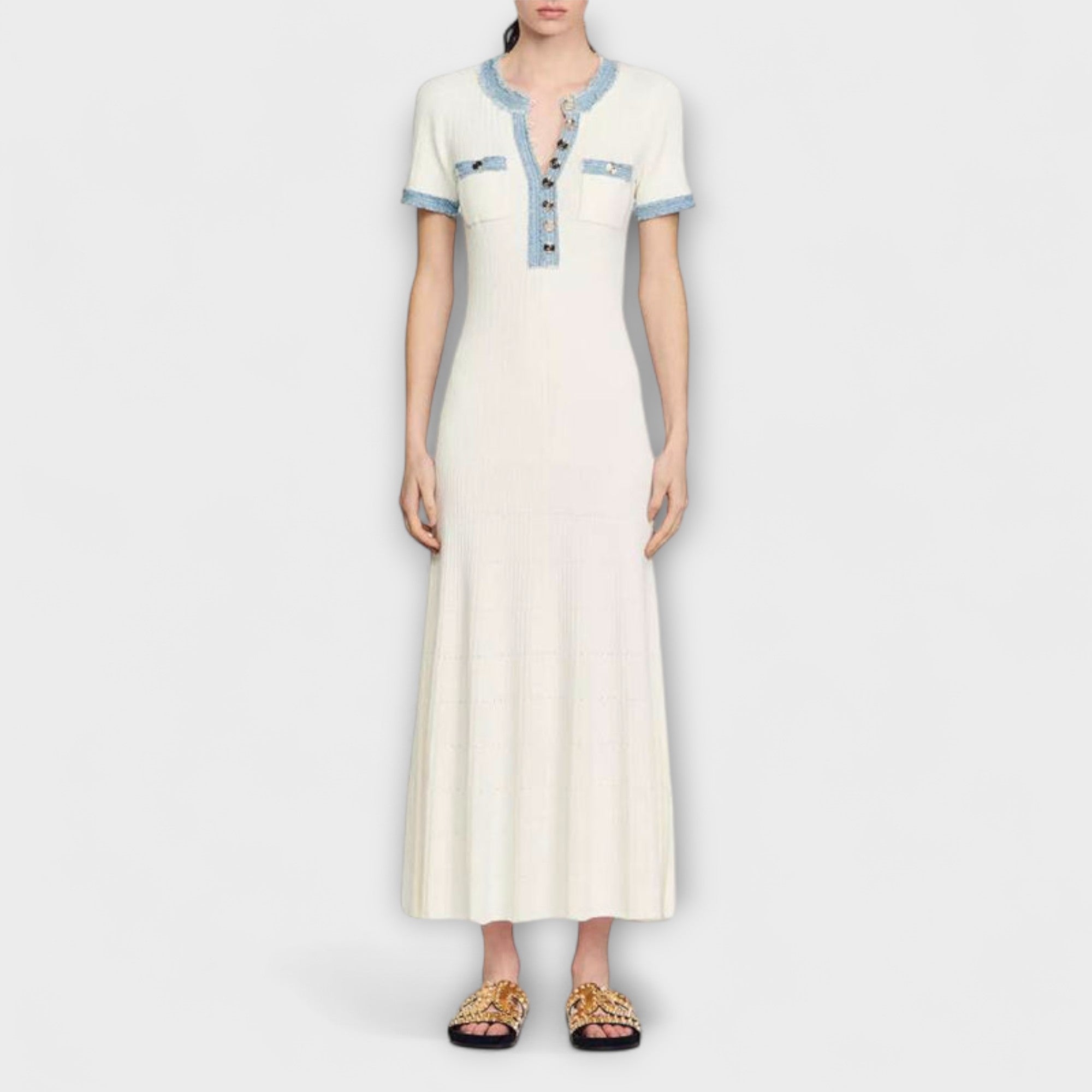 Alecia - Structured Maxi Dress