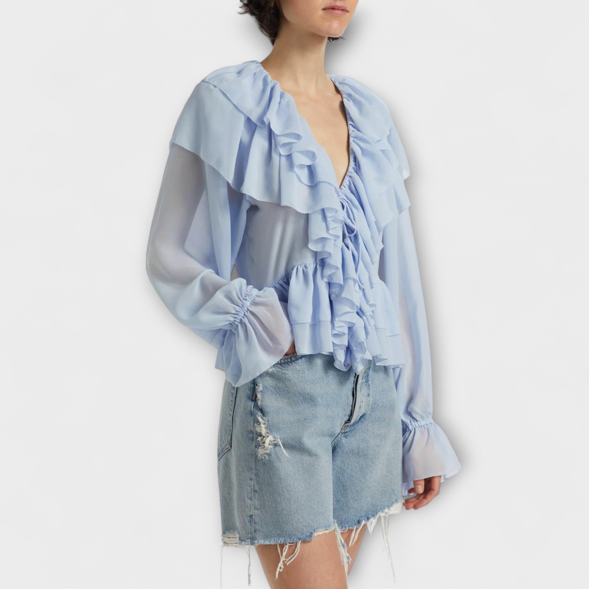 Martha - Ruffled Shirt Soraya