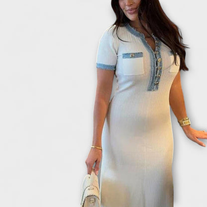 Alecia - Structured Maxi Dress