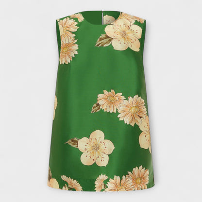 Clea - Sage Sleeveless Pantsuit