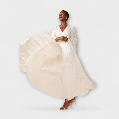 Elsa - Cream Maxi Dress by Allegory