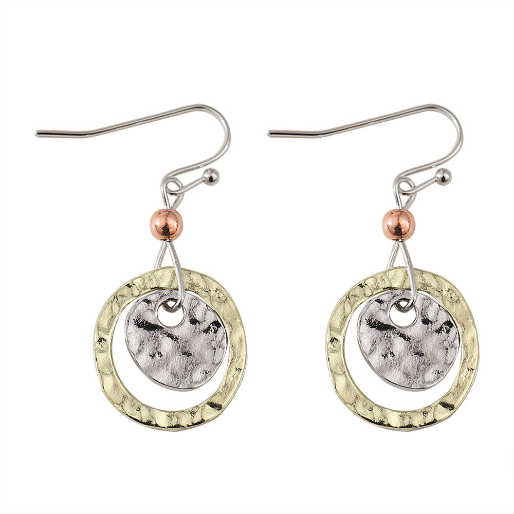 Antique Gold and Silver Hoop Rings