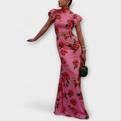 Luna - Maxi Dress with Floral Pattern