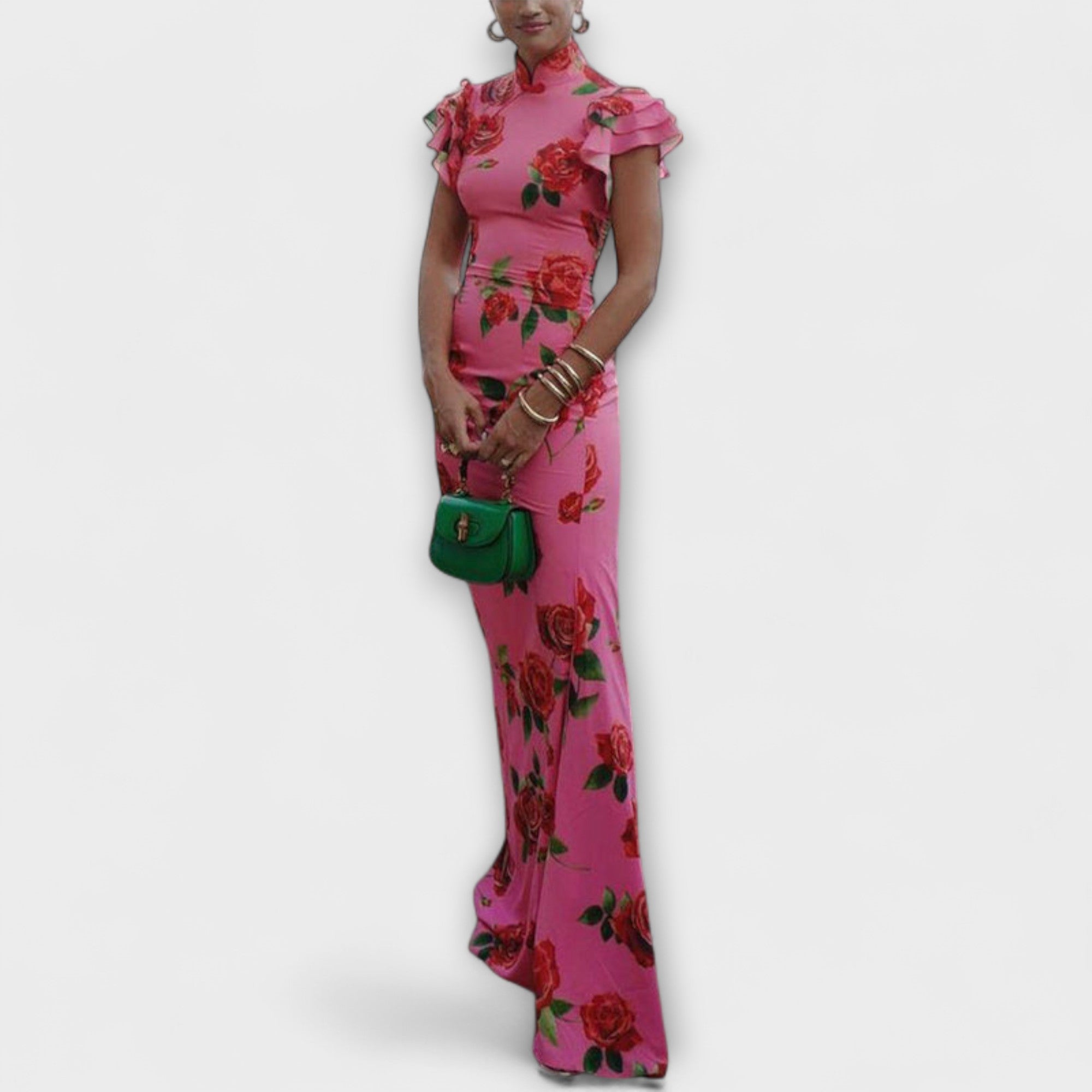 Luna - Maxi Dress with Floral Pattern